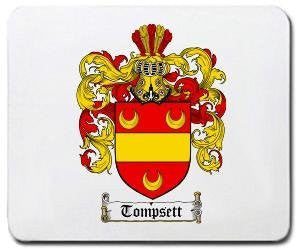 Tompsett coat of arms mouse pad