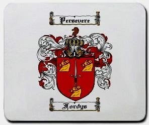 Fordys coat of arms mouse pad