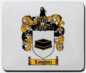 Langholz coat of arms mouse pad