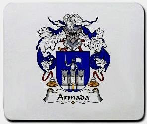 Armada coat of arms mouse pad