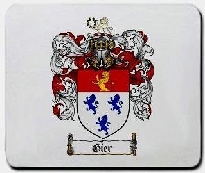Gier coat of arms mouse pad