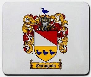Garagiola coat of arms mouse pad