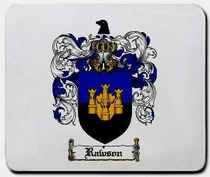 Rawson coat of arms mouse pad