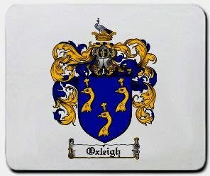 Oxleigh coat of arms mouse pad