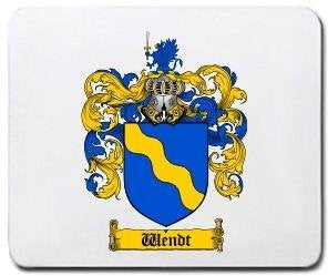 Wendt coat of arms mouse pad