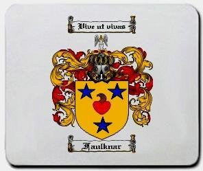 Faulknar coat of arms mouse pad