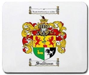 Sullivan coat of arms mouse pad