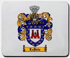 Labelle coat of arms mouse pad