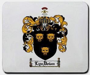 Lyndown coat of arms mouse pad