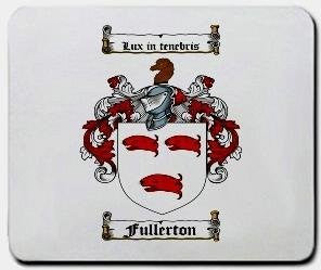Fullerton coat of arms mouse pad
