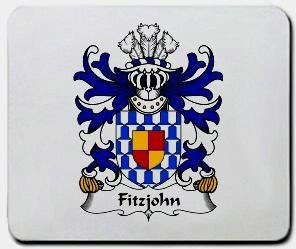 Fitzjohn coat of arms mouse pad