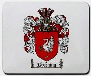Kroening coat of arms mouse pad