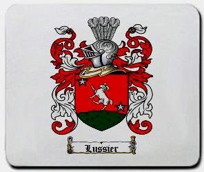 Lussier coat of arms mouse pad