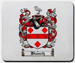 Bunch coat of arms mouse pad
