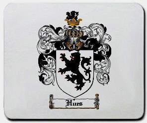 Hues coat of arms mouse pad