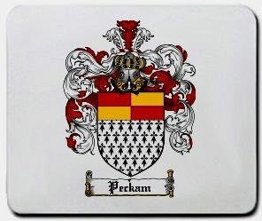 Peckam coat of arms mouse pad