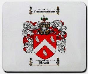 Hewit coat of arms mouse pad
