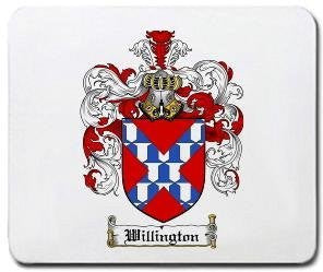 Willington coat of arms mouse pad