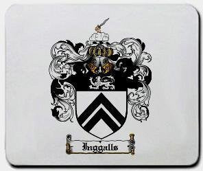 Inggalls coat of arms mouse pad