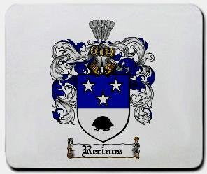 Recinos coat of arms mouse pad