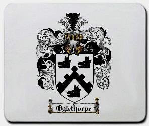 Oglethorpe coat of arms mouse pad