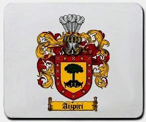 Aizpiri coat of arms mouse pad