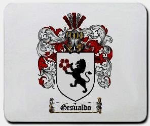 Gesualdo coat of arms mouse pad