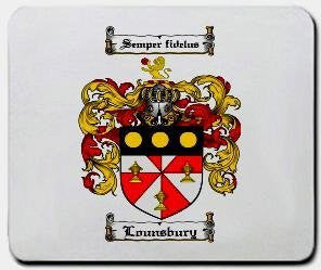 Lounsbury coat of arms mouse pad