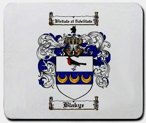 Blakye coat of arms mouse pad