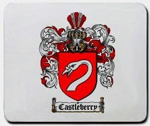 Castleberry coat of arms mouse pad