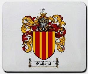 Rolland coat of arms mouse pad