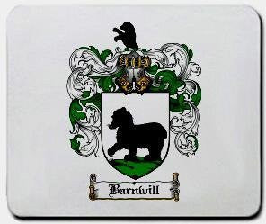 Barnwill coat of arms mouse pad