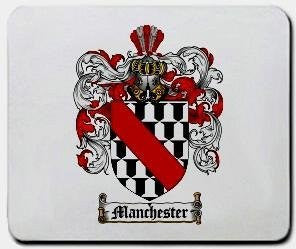 Manchester coat of arms mouse pad