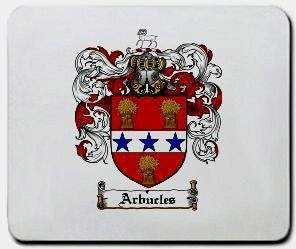 Arbucles coat of arms mouse pad