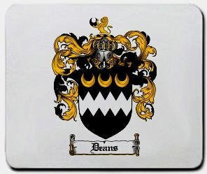 Deans coat of arms mouse pad