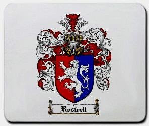 Roswell coat of arms mouse pad