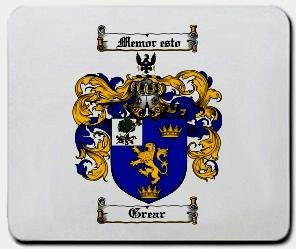 Grear coat of arms mouse pad