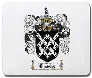 Thawley coat of arms mouse pad