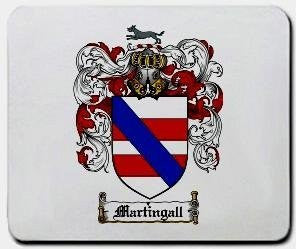 Martingall coat of arms mouse pad