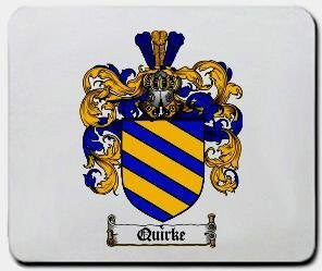 Quirke coat of arms mouse pad