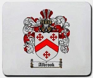 Albrook coat of arms mouse pad