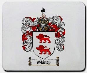 Glancy coat of arms mouse pad