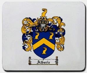 Alberic coat of arms mouse pad