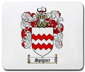 Spigner coat of arms mouse pad