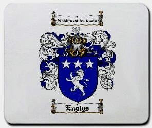 Englys coat of arms mouse pad