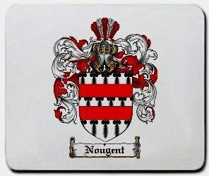 Nougent coat of arms mouse pad