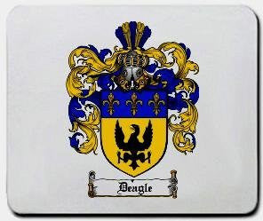 Deagle coat of arms mouse pad