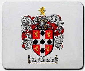 Lefrancois coat of arms mouse pad