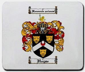 Hayse coat of arms mouse pad