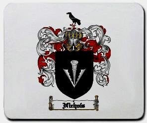 Nichol coat of arms mouse pad